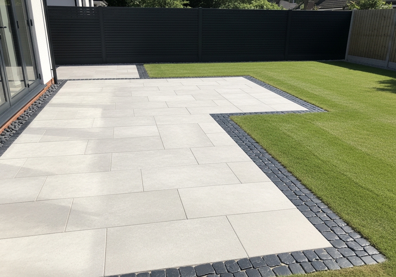 New driveway installation