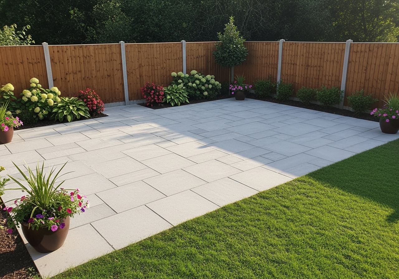 Resin driveway frontage